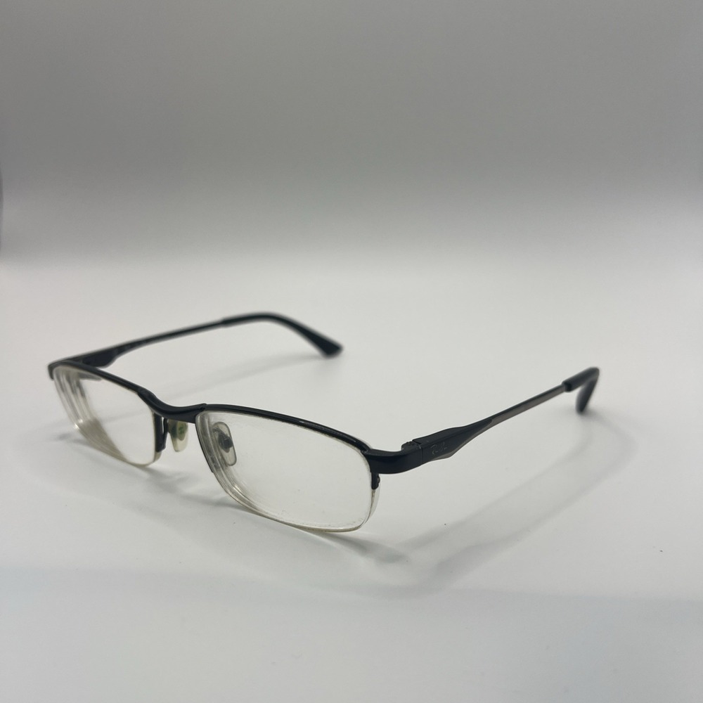 Ray-Ban RB8624 1074 Half Rim Black Flex Hinge Eyeglasses 52-17-135 Frames Only